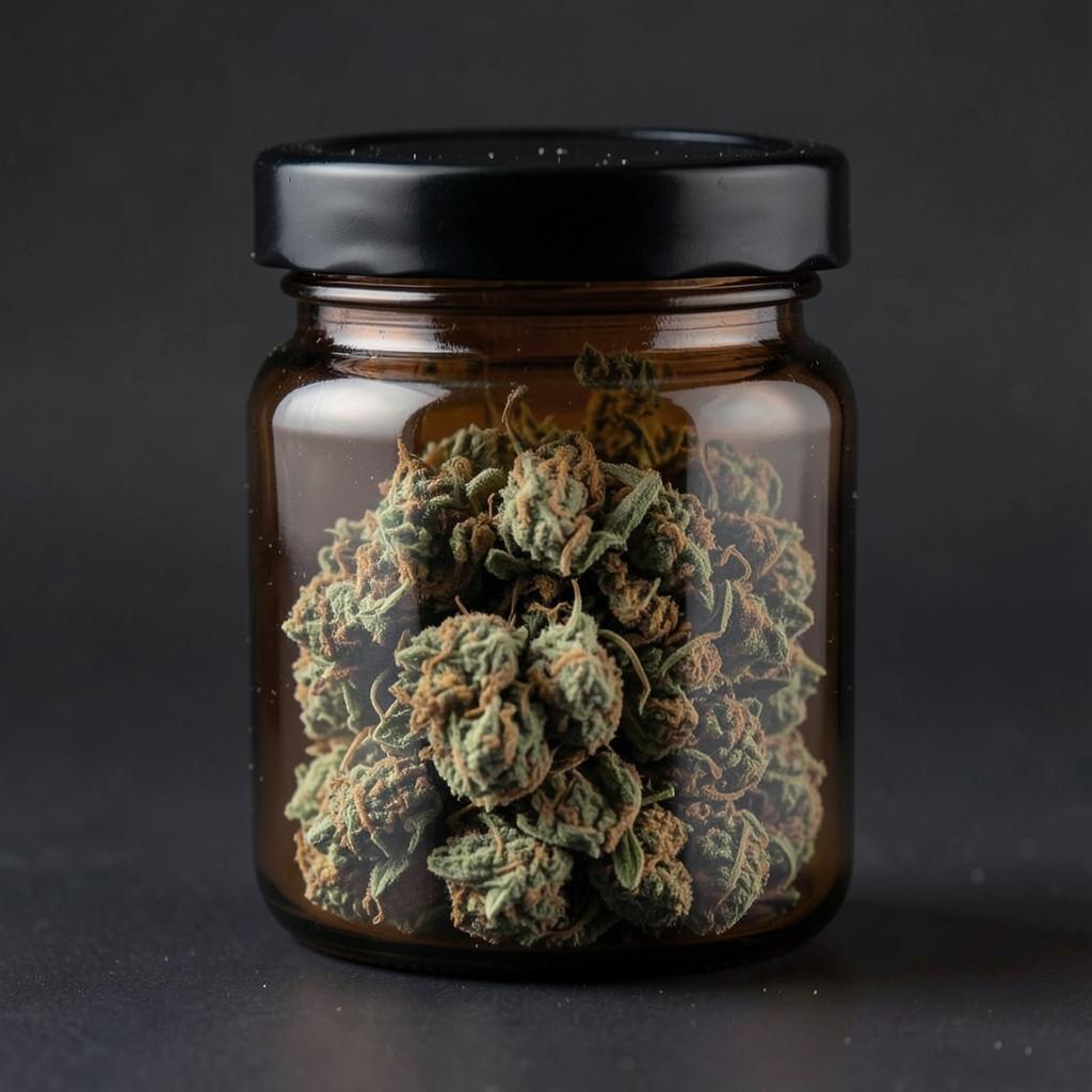Airtight Cannabis Storage Jar